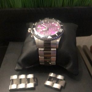 Men’s Invicta Silver Watch w Extra Links